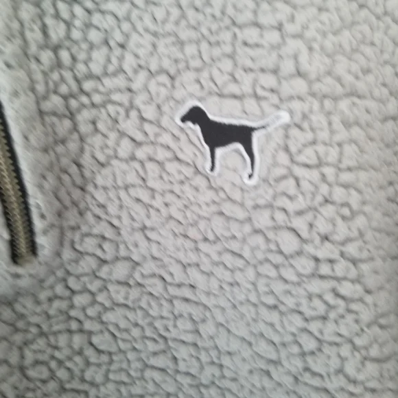 Victoria Secrete's PINK Pull Over Mid Zip Sweater - Picture 4 of 4